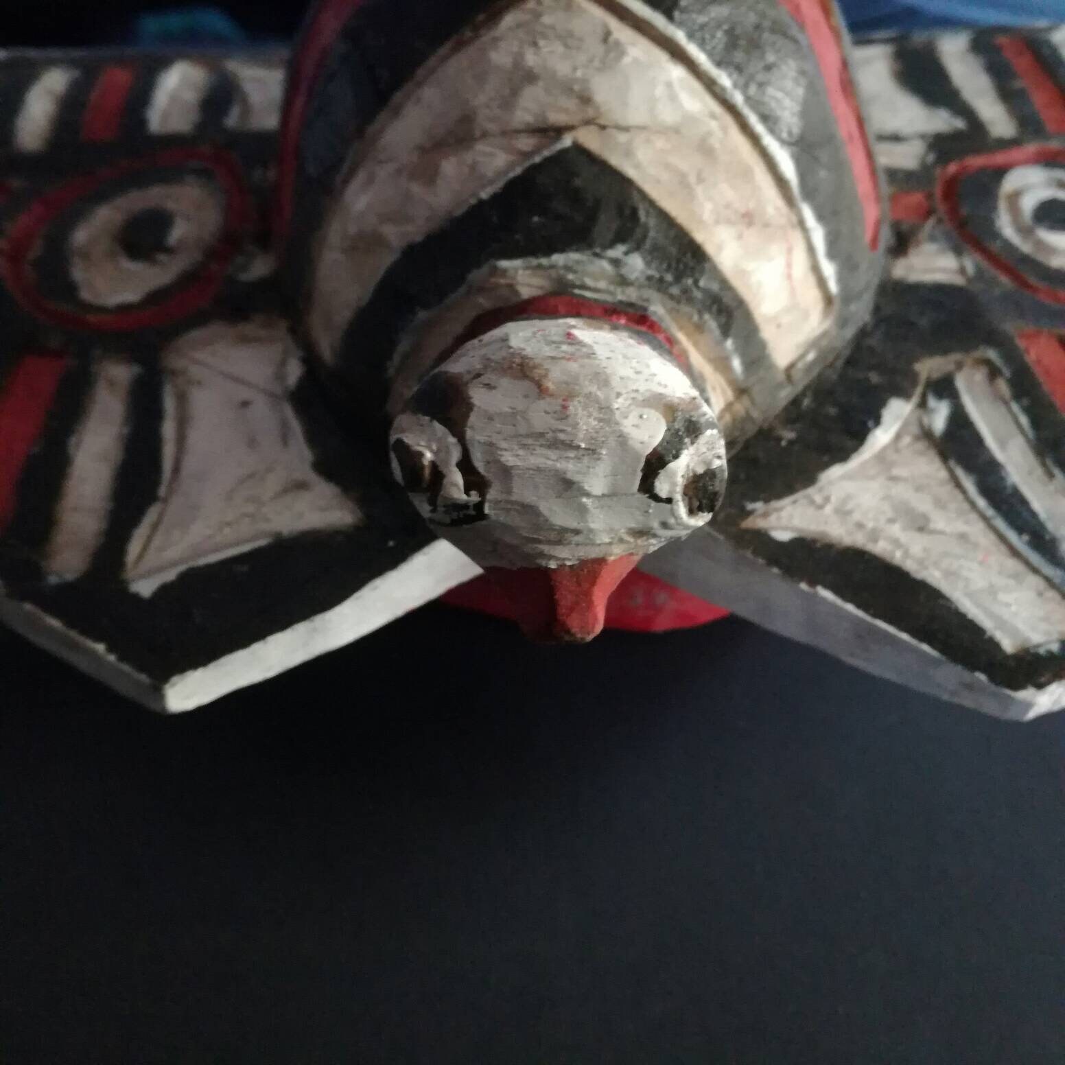 Masque Bwa Coloré Du Burkina Faso en Afrique de L'ouest, Masque d'oiseau, Papillon, Art Mural, Folkl