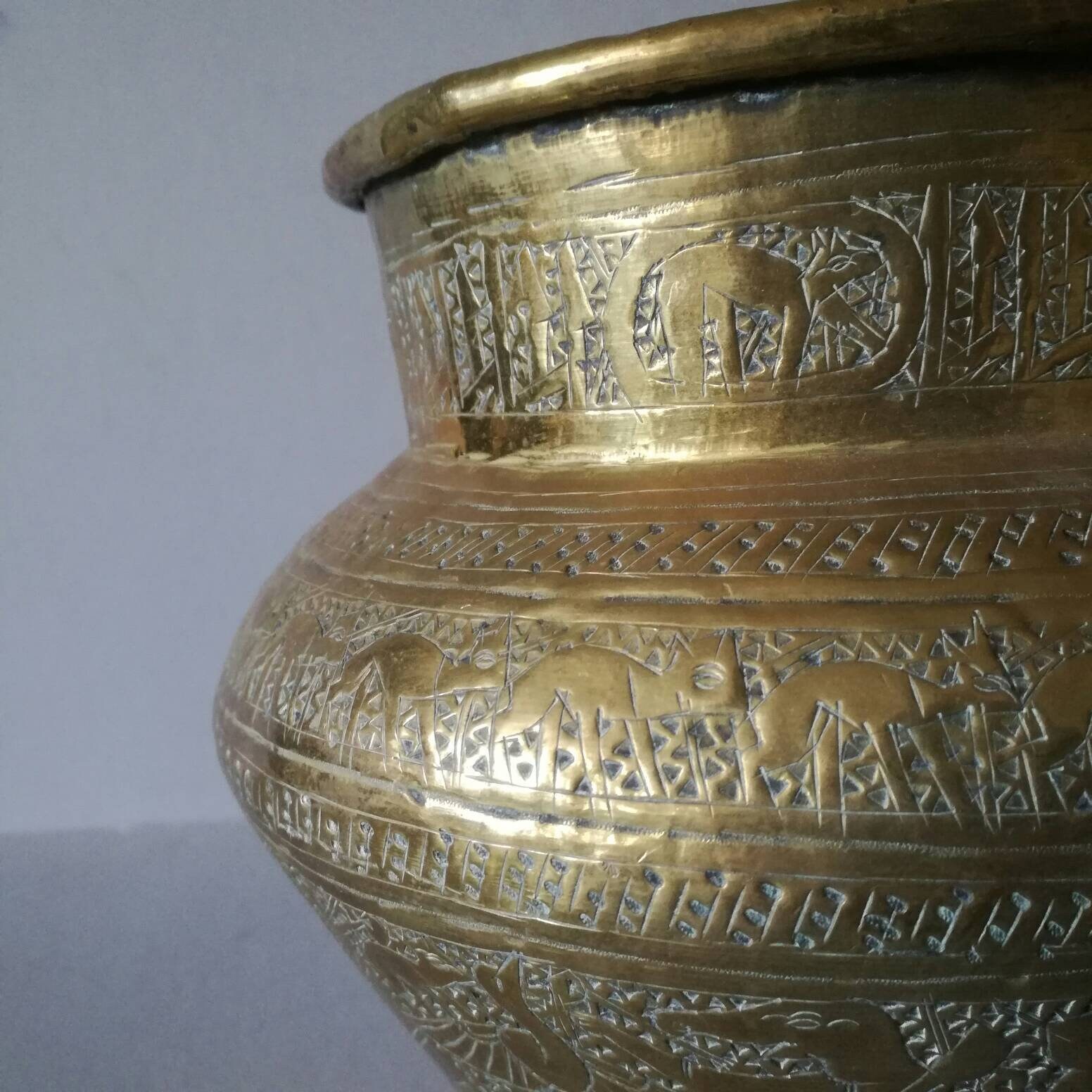 Bol/Bassin Vase En Métal