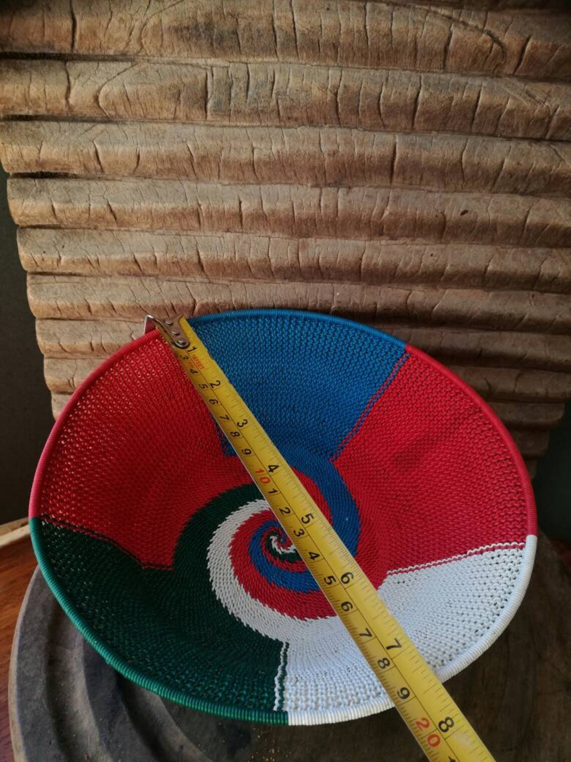 ZULU South African telephone wire basket vintage handcrafted Etsy