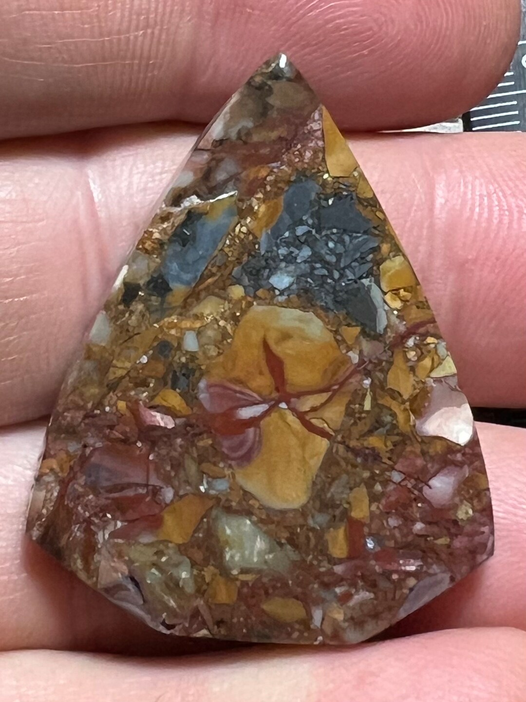 Showpiece MESCALERO JASPER Designer Cabochon Etsy