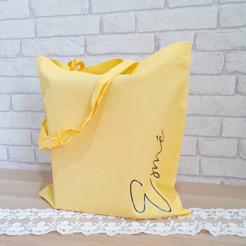 Personalised Tote Bag~Canvas Tote Bag~Bags for Women~Wedding Party Gift~Bridesmaid Gift~Holiday Bag~Beach Bag~Cotton Shopper~Christmas Gift