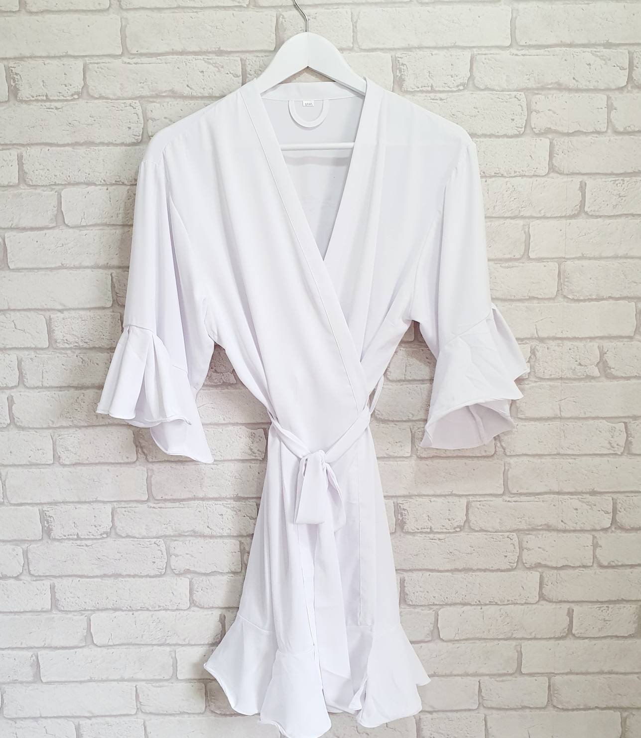 Personalised Bridal RobesWedding Party GownsRuffle Bridal Etsy