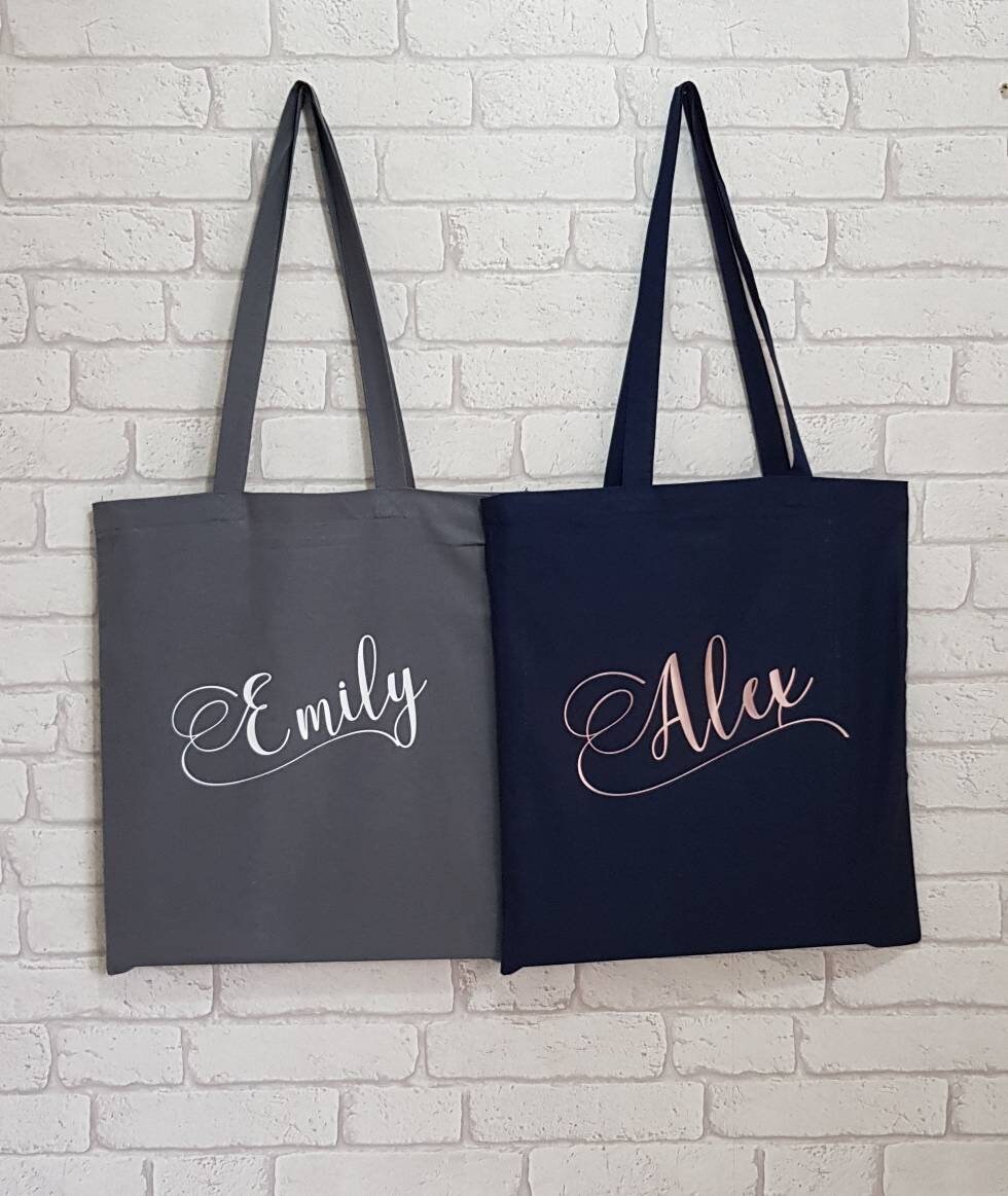Personalised Tote Bagcanvas Tote Bagbags for Womenwedding - Etsy UK