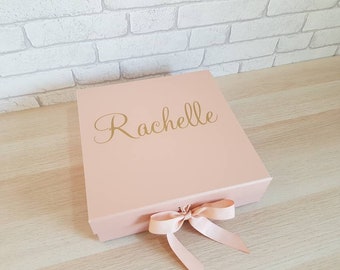 Personalised Gift Box~Birthday Present Box~Christmas Gift Box~Present Packaging~Gift Boxes~Wedding Party Gift~Named Box~Keepsake Box