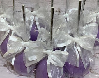 Homemade Hard Candy Apples (1dz): Custom Flavors