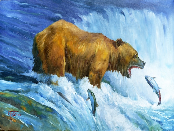 Grizzly bear salmon oil online