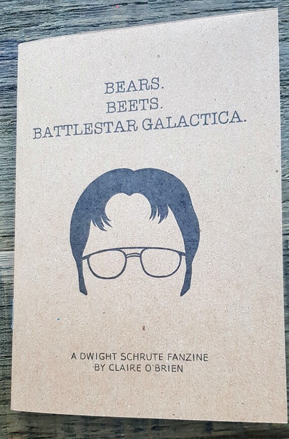 Bears Beets Battlestar Galactica A Dwight Schrute Us Etsy