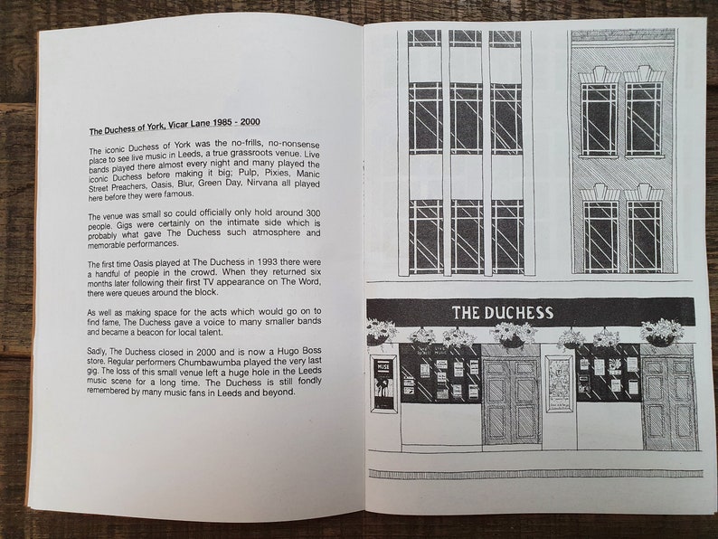 Music Venues of Leeds zine image 2