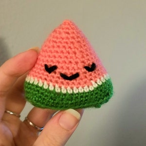 Hand Crocheted Watermelon Slice