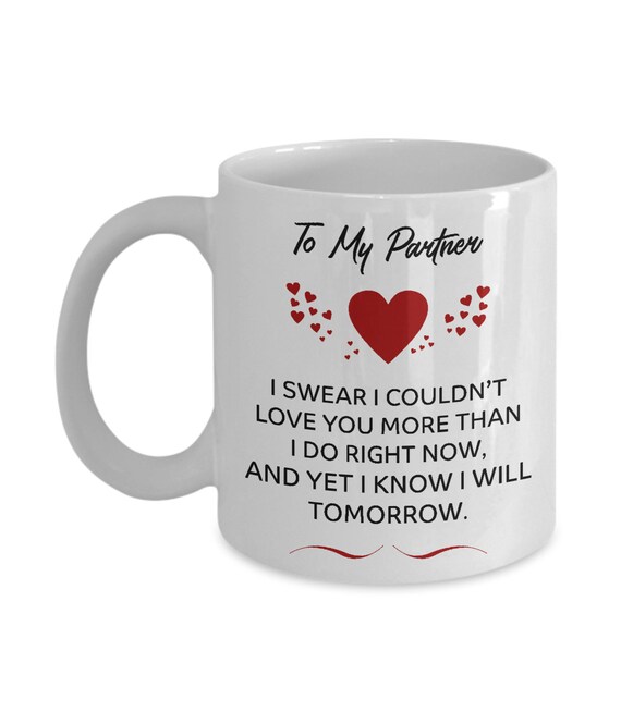 to my gorgeous girlfriend mug i love you more