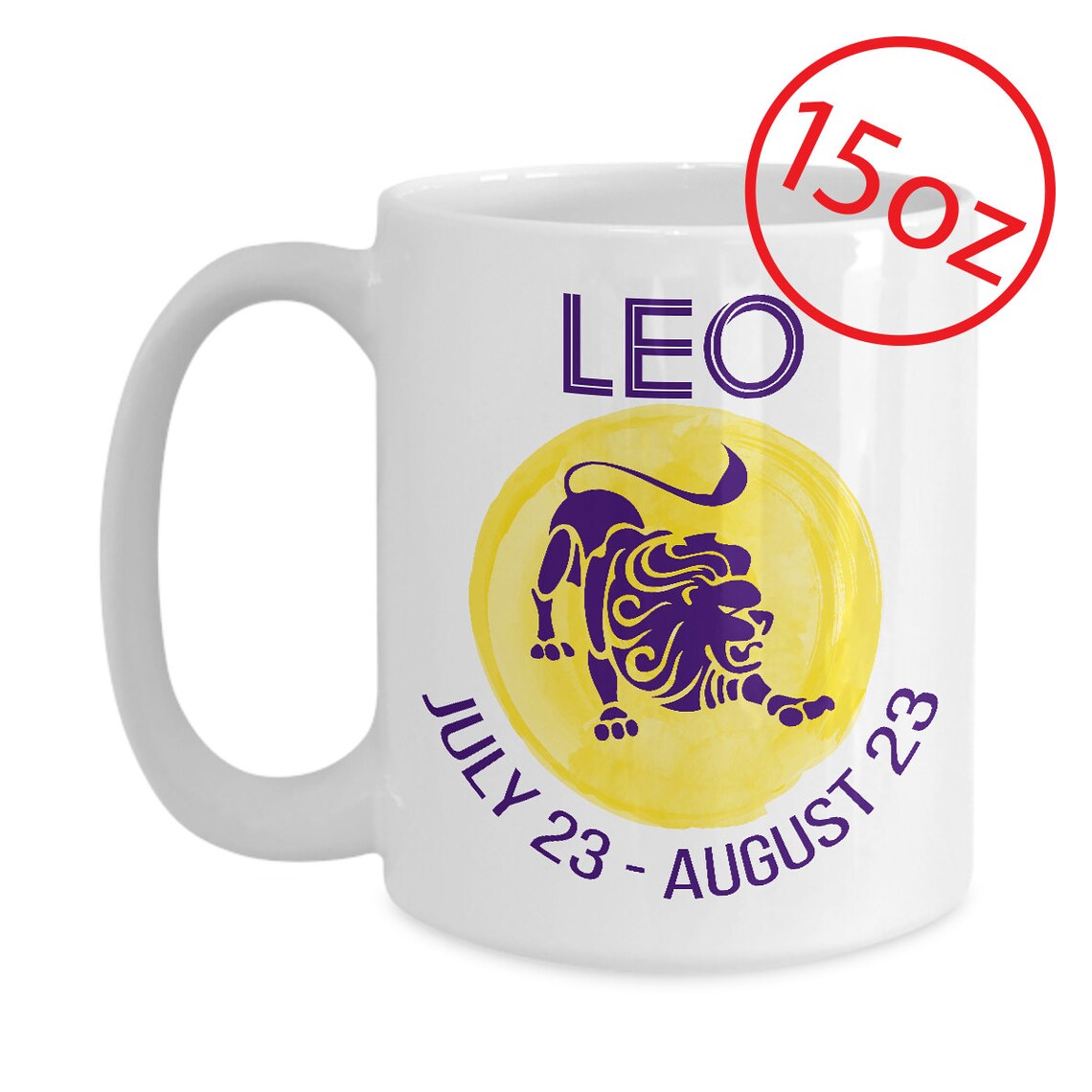 Leo Coffee Mug Leo Star Sign With Positive Traits 11oz and Etsy