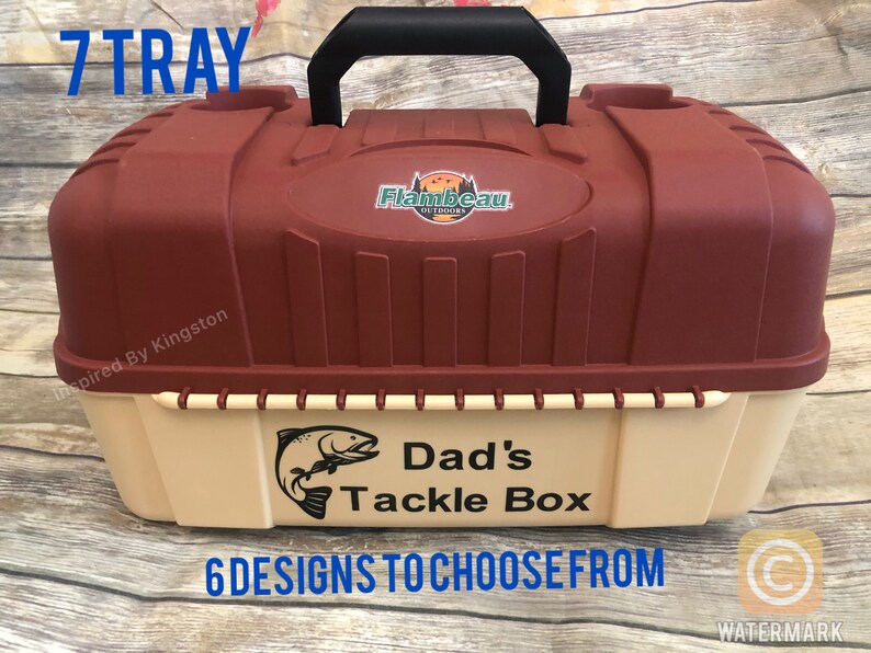 Personalized Fishing tackle box FREE SHIPPING New color Etsy