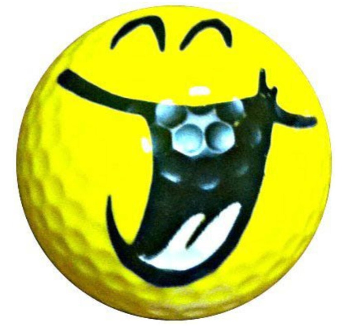 Smiley Hilarious Golf BallsGolf Gift Emoji Golf Balls Gift Etsy