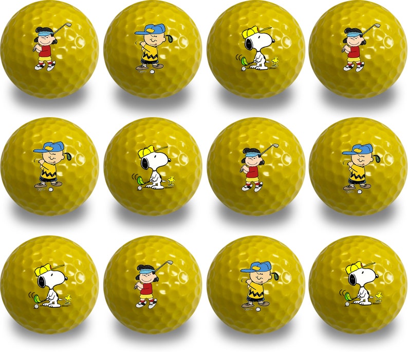 Charlie Brown Golf Balls 12 Pack Etsy