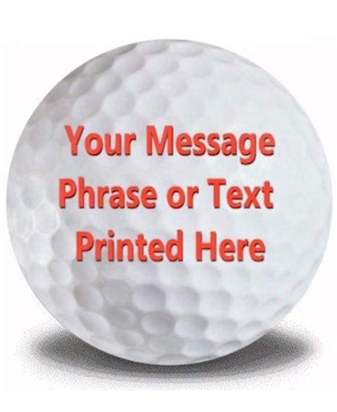 3 Personalized Golf Balls and 20 Tees Etsy