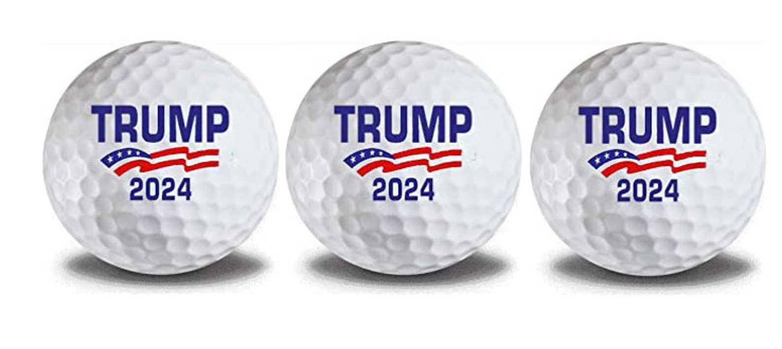 TRUMP 2024 Golf Balls 3 Pack Golf Gift Gift Idea Gift for | Etsy