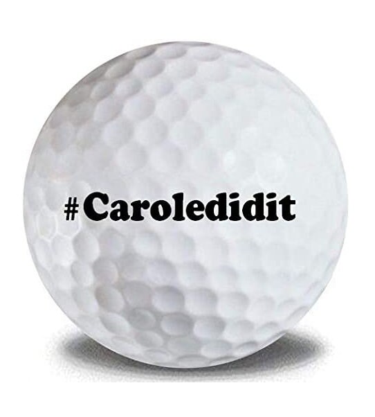 12 Pack Tiger Golf Balls with Carole Did it Free Joe Etsy