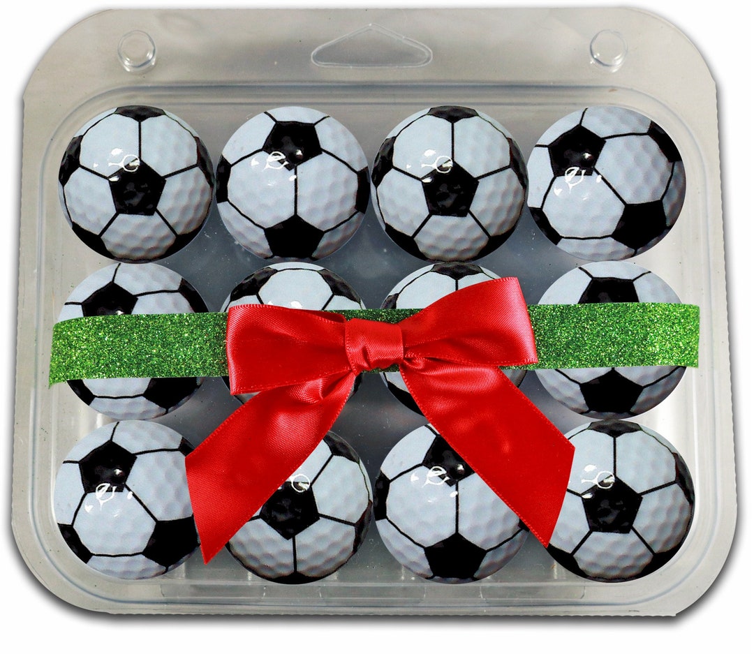 SHIPS FAST Personalized Soccer Ball Golf Balls 12 Pack Golf Etsy