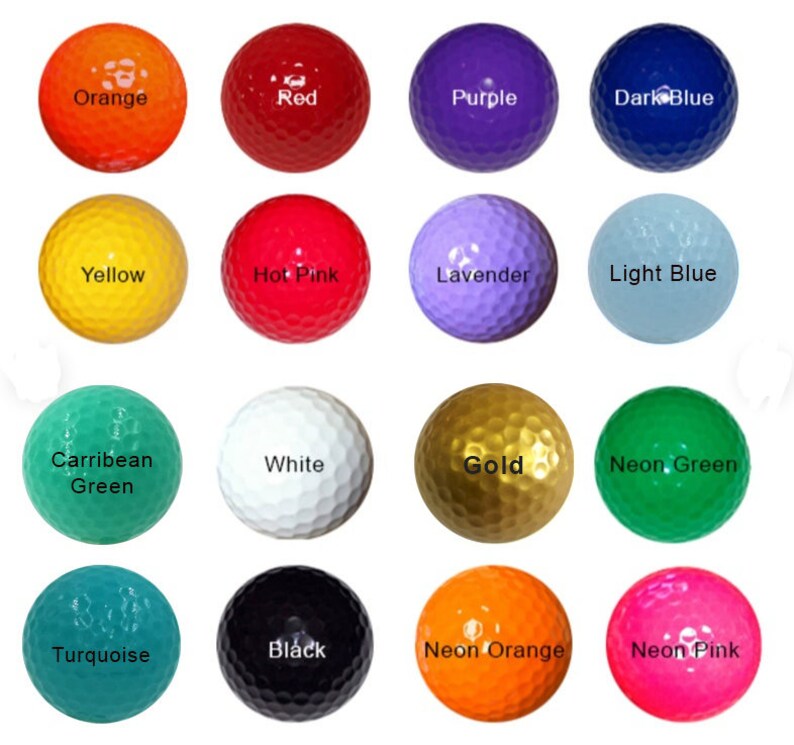 ladies colored golf balls