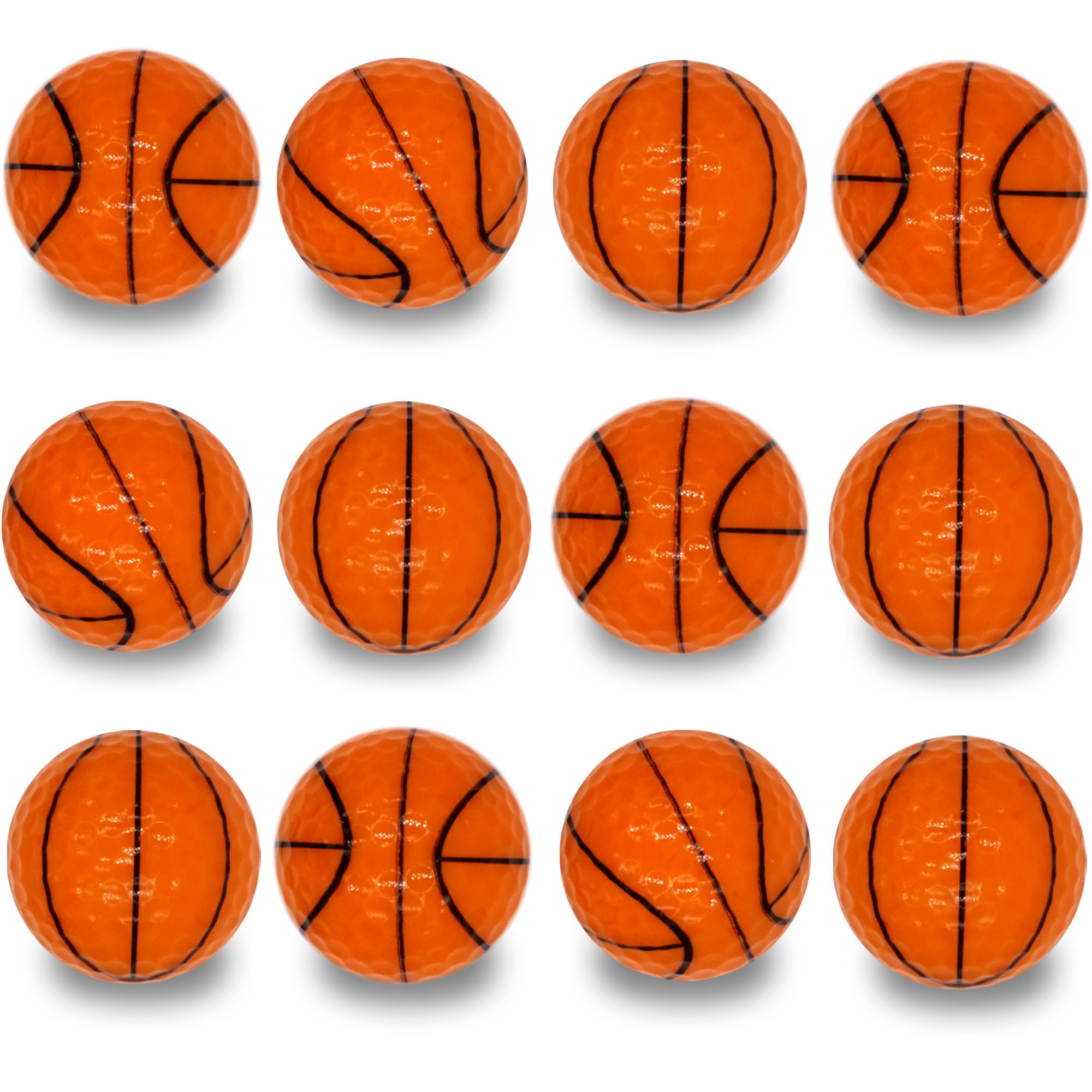Basketball Golf Balls 12 PackGolf Gift Birthday Wedding Etsy