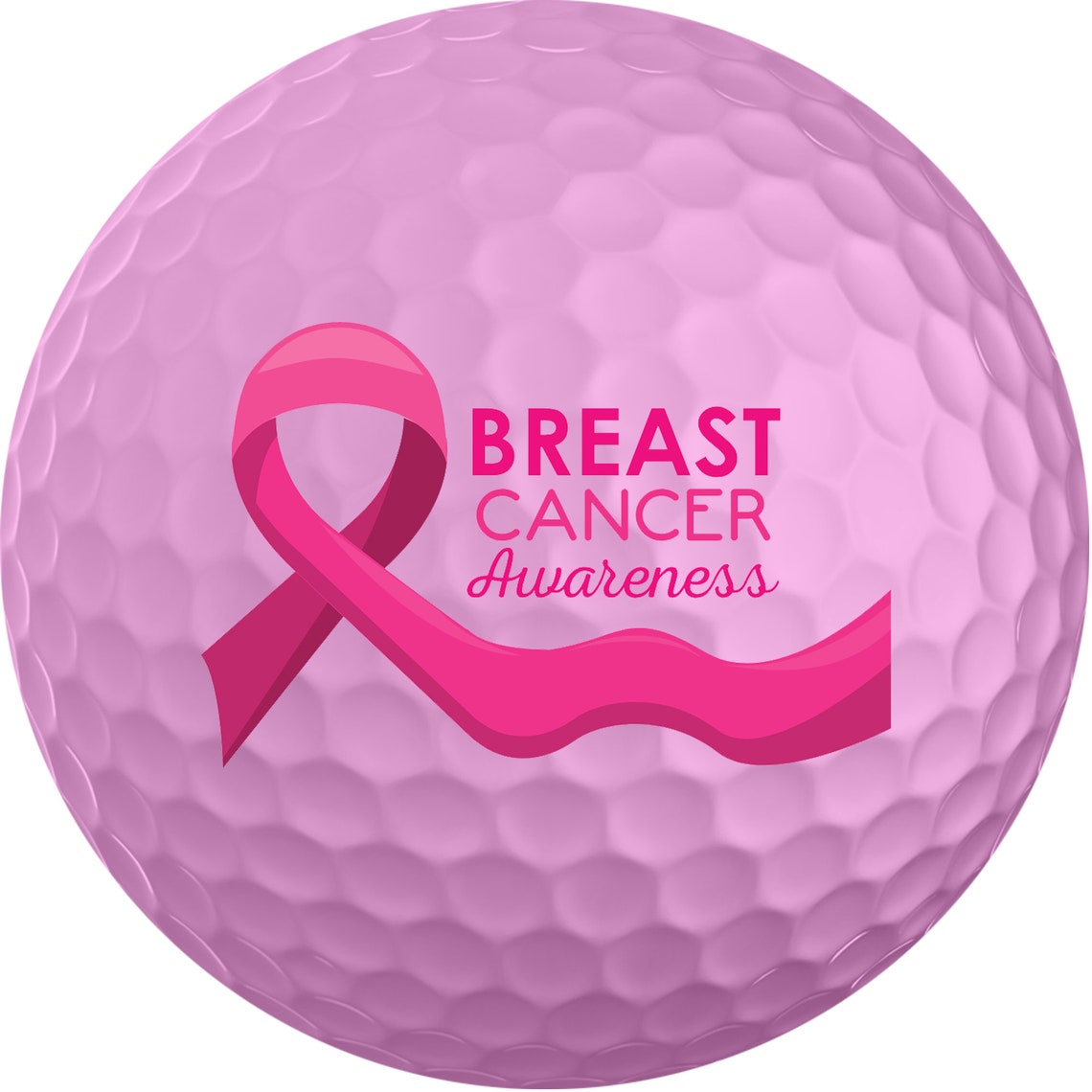 Breast Cancer Awareness 3 Golf Balls and 20 tees-Golf Gift | Etsy