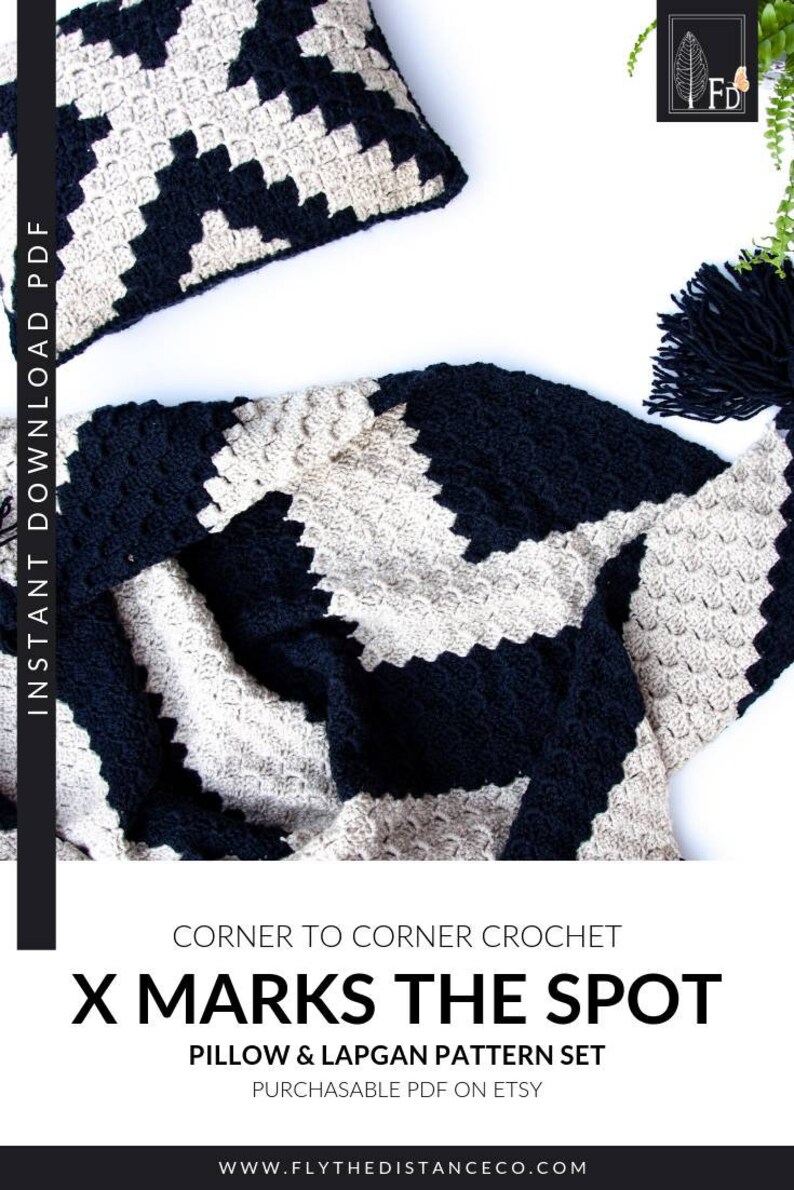 X Marks the Spot Corner to Corner Crochet Pattern image 9