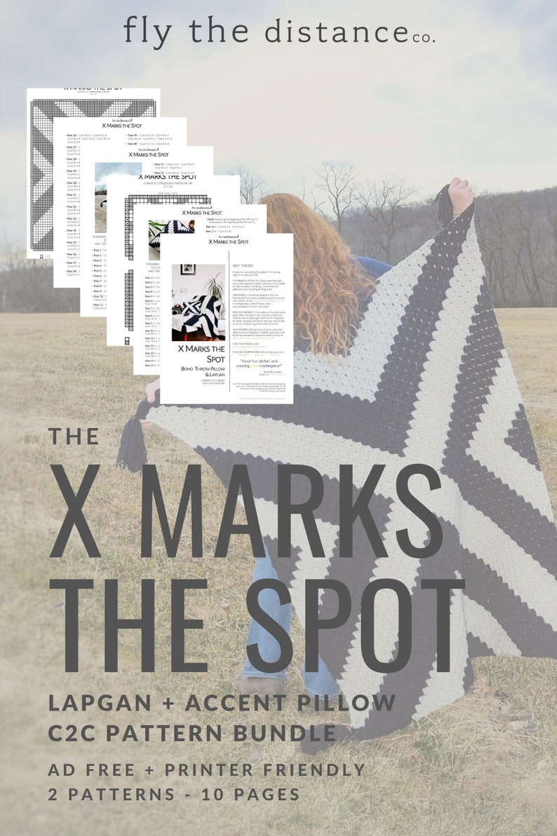 X Marks the Spot Corner to Corner Crochet Pattern image 10