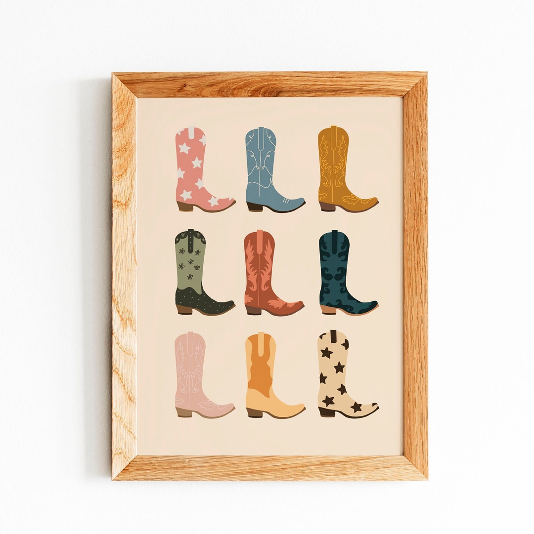 Western Boot Print