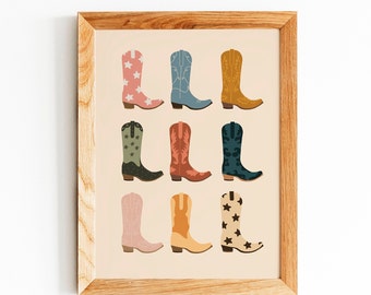 Western Boot Print