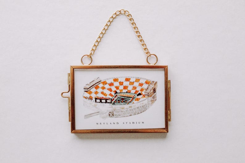 Tennessee Football Print 3"x2" Ornament