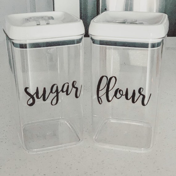 Sugar and Flour Canisters 2 Pack 