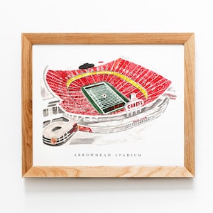 Chiefs Arrowhead Stadium Print