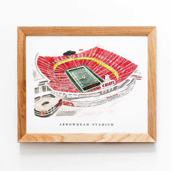 Chiefs Arrowhead Stadium Print