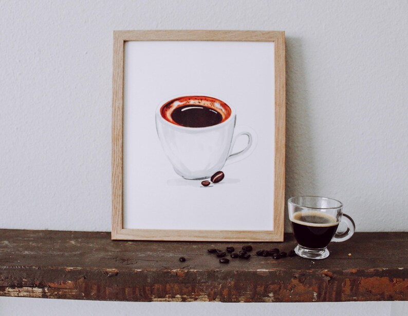 Coffee Prints Etsy
