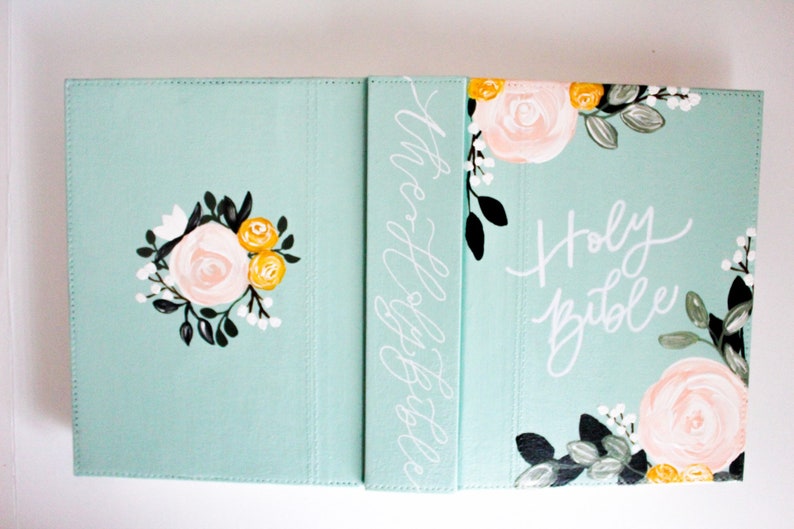 Teal Holy Bible - Etsy