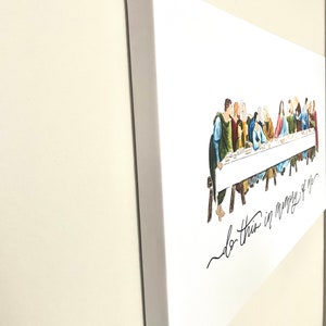 Last Supper Watercolor Print - Etsy