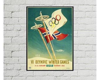 1952 Winter Olympics | Etsy