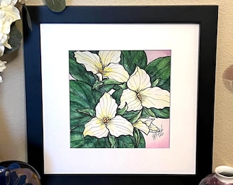 Trillium - First Edition Giclee Fine Art Print Unframed