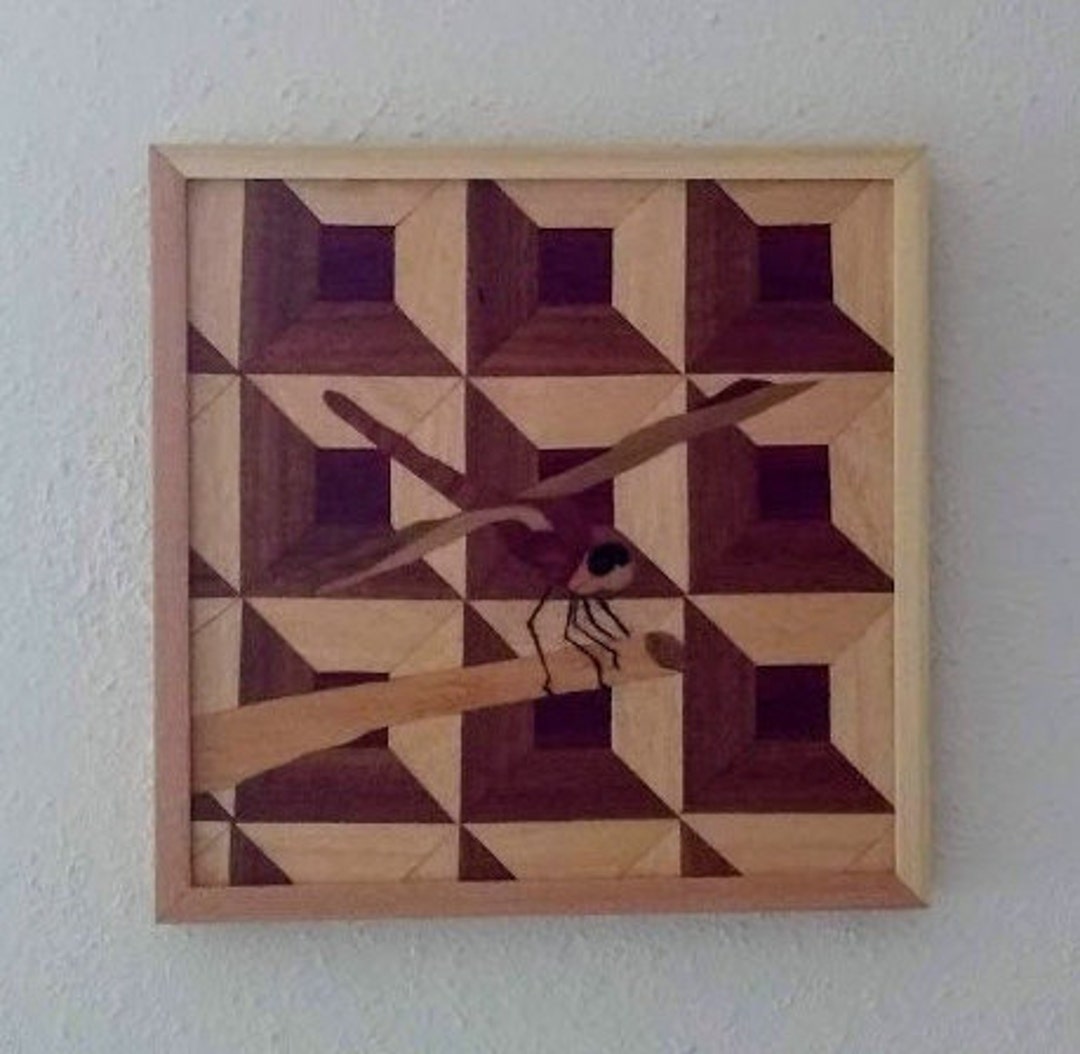 Dragonfly Inlays in Teak and Maple - Etsy