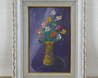 Floral Still life, Summer Flowers, One of a kind, Original oil painting, Ukrainian oil painting