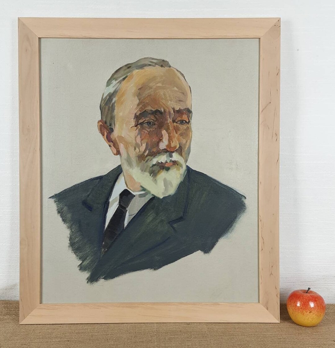 Original Oil Painting: Male Portrait of an Old Man - 2015-19 - Etsy