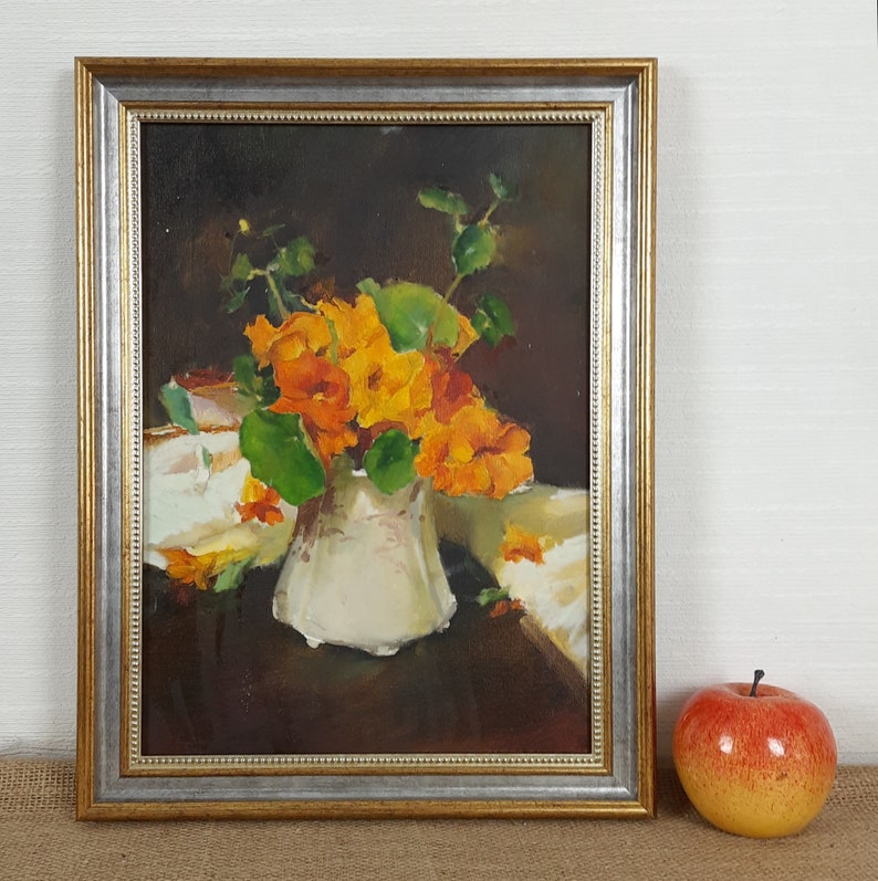 Yellow Flowers, Still Life, Summer, One of a Kind, Expressive Ukrainian