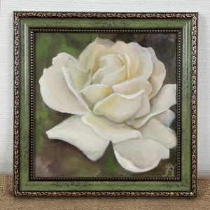 Still life Flowers Rose Expressionism, One Of a Kind, original Ukrainian oil painting