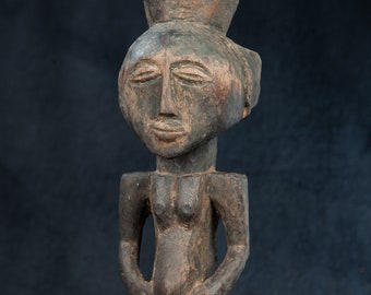 Hemba Magical Figure, Belgian Congo, Central African Tribal Art.