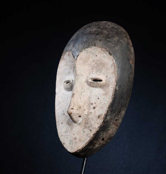 レガ・ブワミ協会のマスク、コンゴ民主共和国、アフリカのマスク  