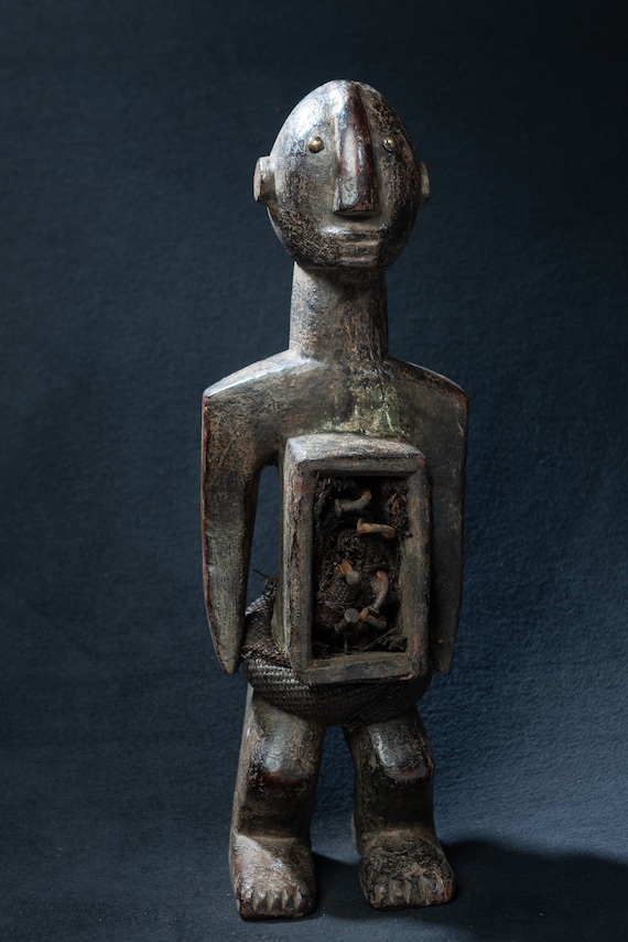 Vintage Nkisi Nkondi Kongo People Power Figure | Garmentory