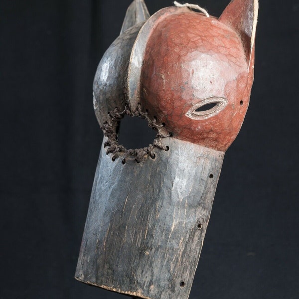 Duala Zoomorphic Mask, Western Cameroon Grasslands, African Tribal Style.