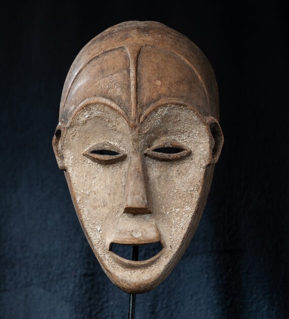 アフリカ マスク コンゴ共和国 部族 仮面 A