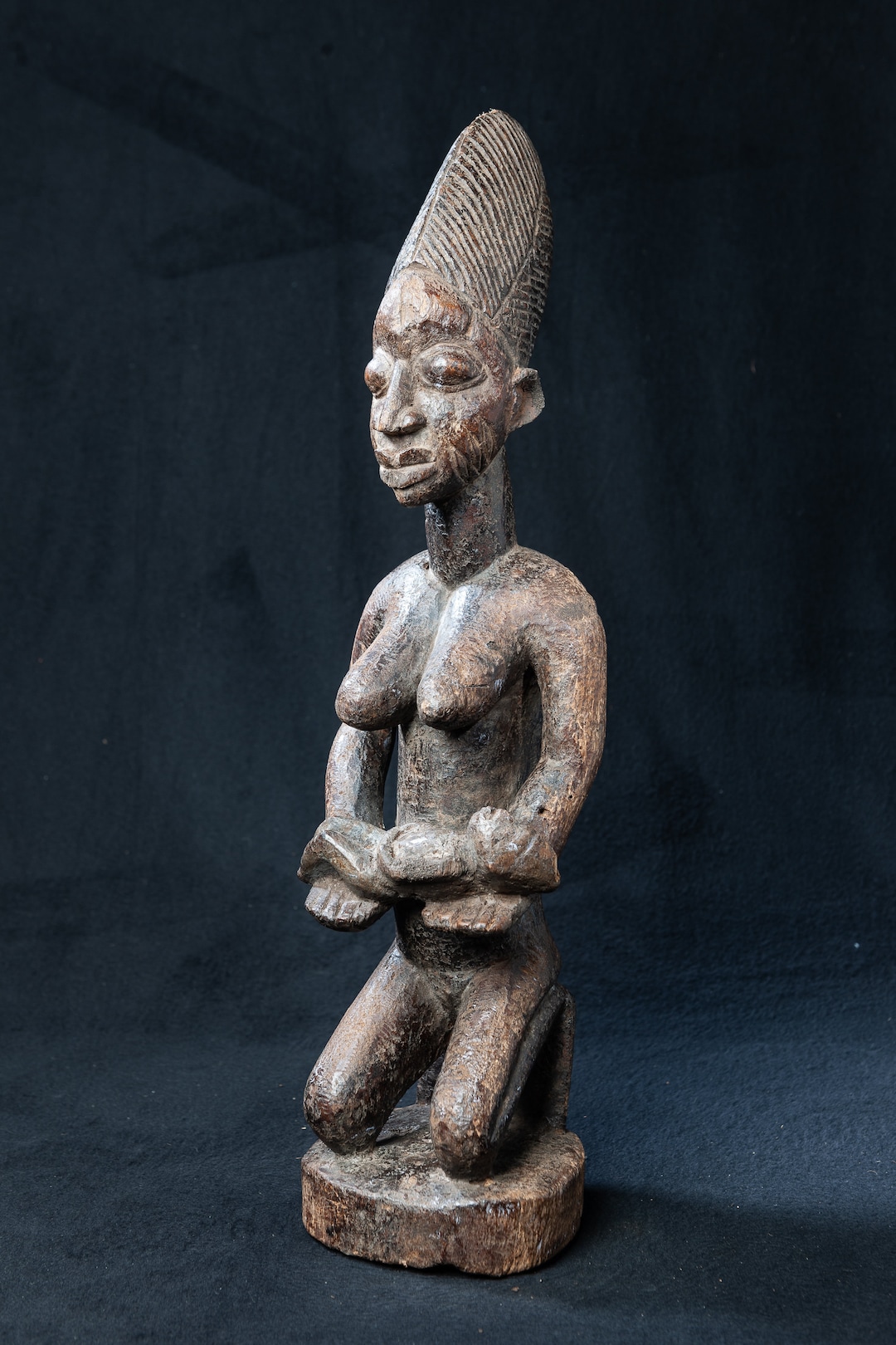 フォークアート ヨルバ族 人形 アフリカ ナイジェリア　民藝 オブジェ フォークアート ヨルバ族 人形 アフリカ ナイジェリア 民藝 オブジェ