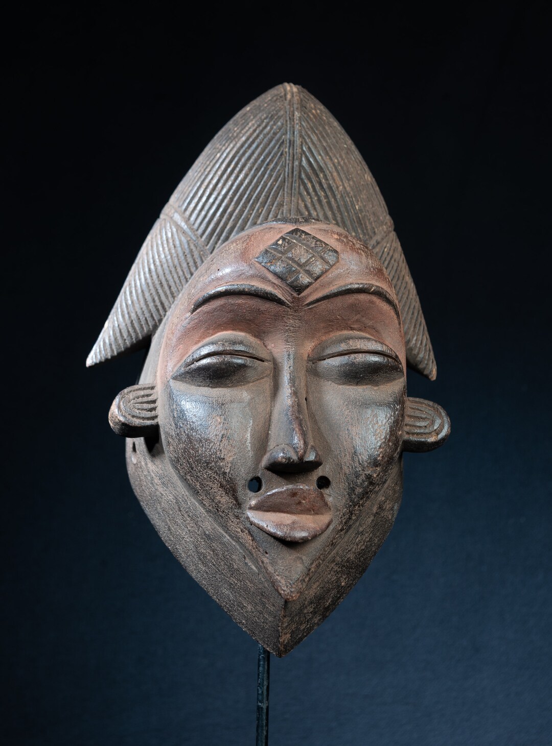 Punu Female Okau Mask Southern Gabon African Mask. Etsy